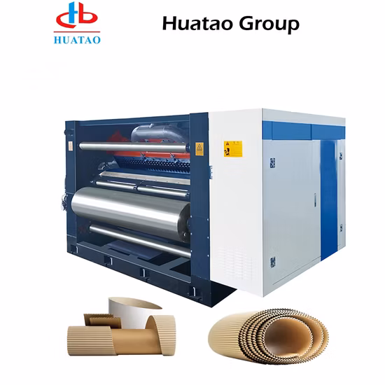 Huatao 1600-2500 mm de ancho Producción de cartón corrugado Tipo de casete de una cara con TUV