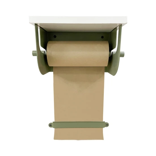 Jh-Mech - Dispensador de papel de doble rollo con soporte para cortador de papel de tablón de anuncios de 40 pulgadas de ancho