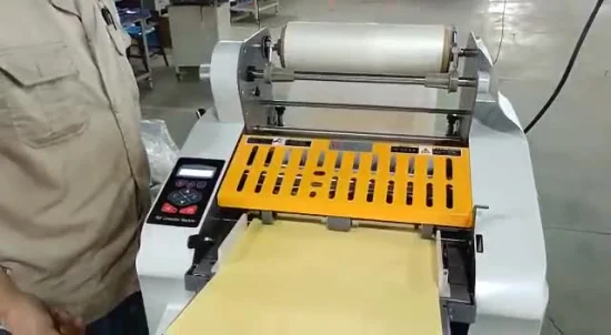 Máquina laminadora de laminación de película de rollo caliente F350A barata de Boway