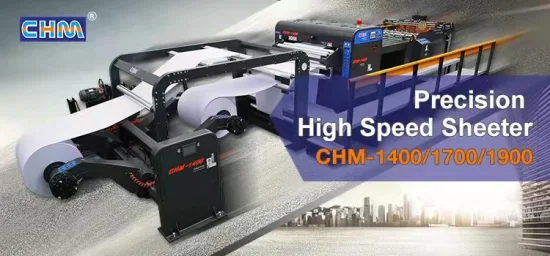 Laminadora de papel y cartón Synchro Fly Chm1700